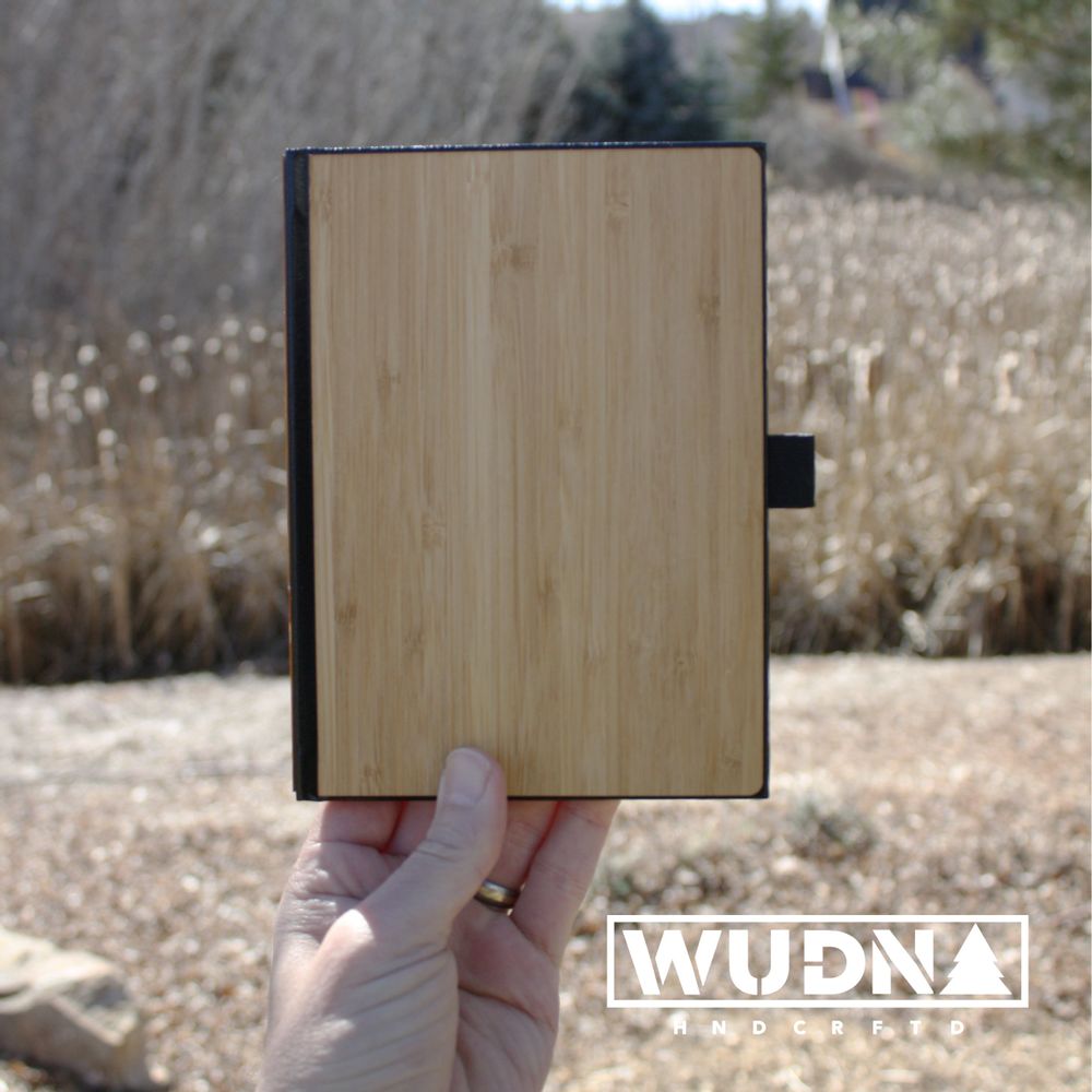 Handcrafted Wood Journal - 5&quot;x7&quot;
