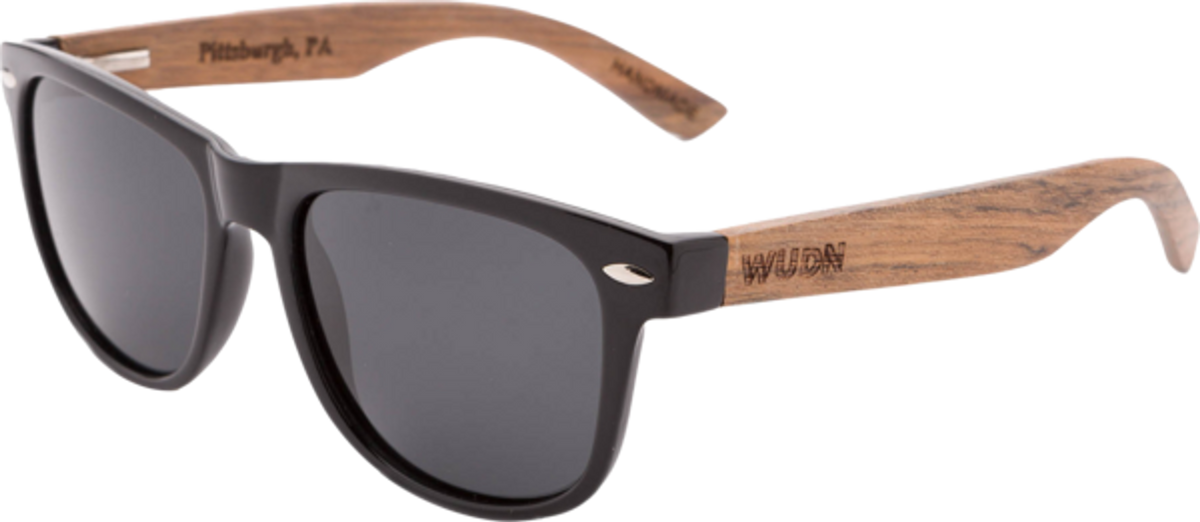 Real Ebony Wood Wanderer Sunglasses by WUDN