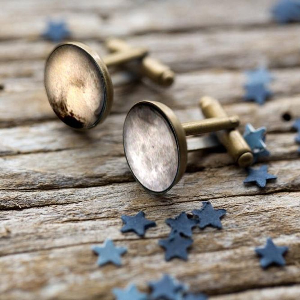 Pluto and Charon Cufflinks
