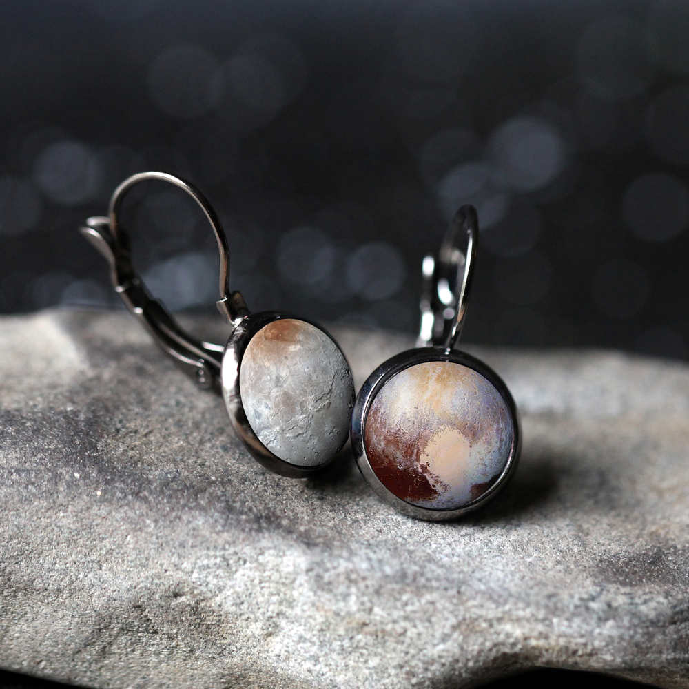 Pluto and Charon Earrings