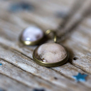 Pluto and Charon Layered Space Necklace