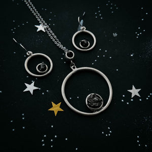 Meteorite Jewelry Set
