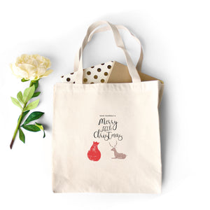 Heavy Cotton Tote Bag – Merry Little Christmas