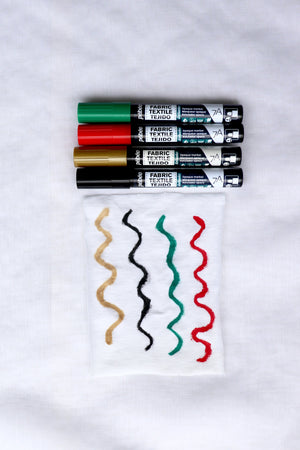 Xmas Fabric Marker Kit + Sustainable Unisex Tshirt