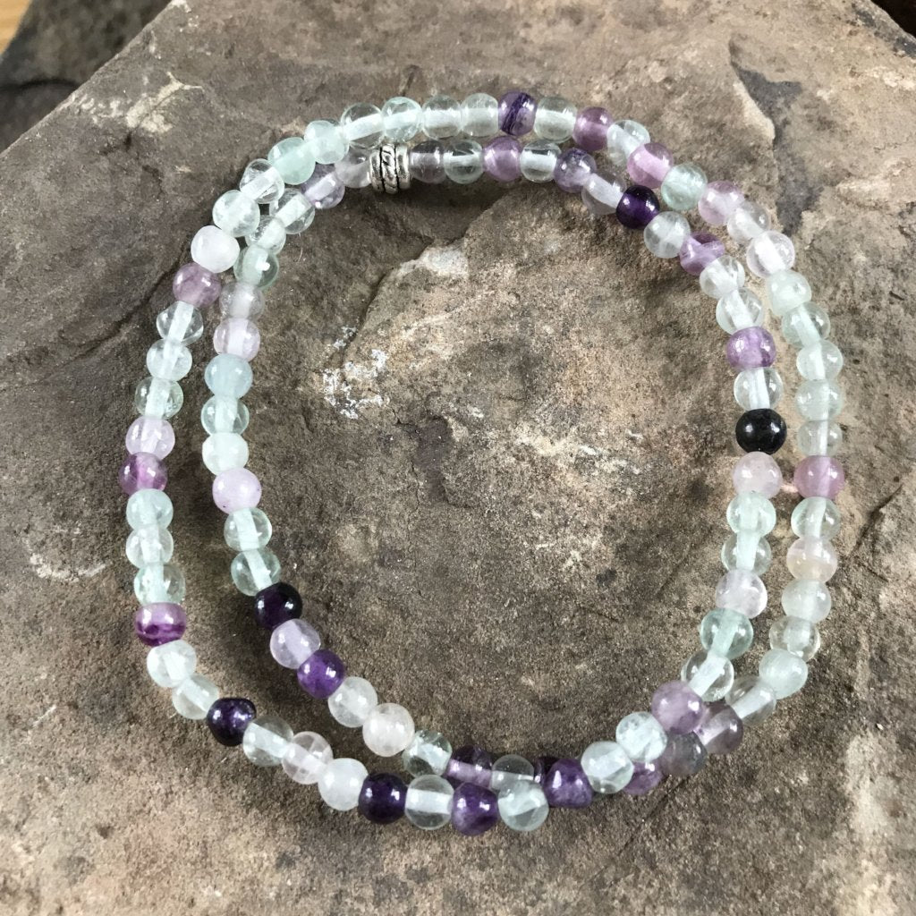 Fluorite Mini Bead Bracelet