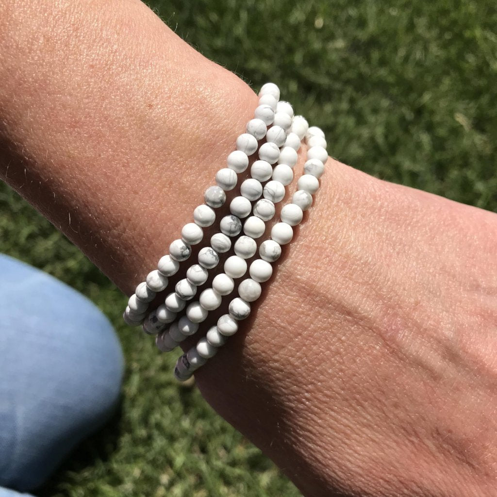 Howlite Mini Bead Bracelet