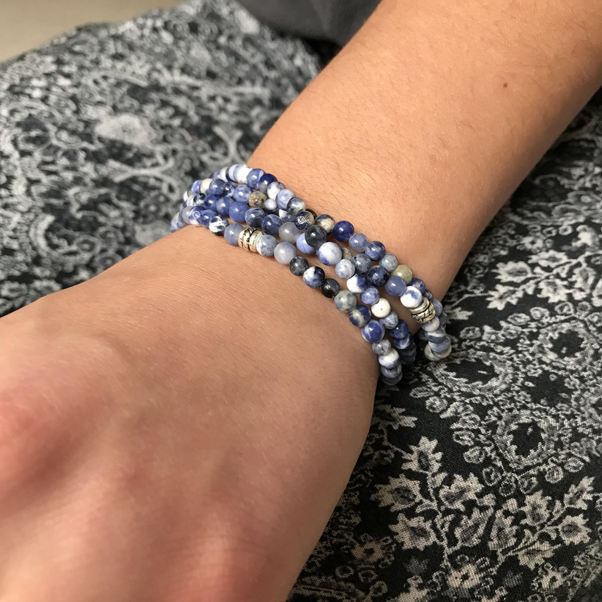 Sodalite Mini Bead Bracelet