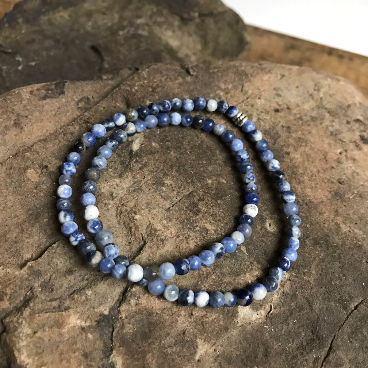 Sodalite Mini Bead Bracelet