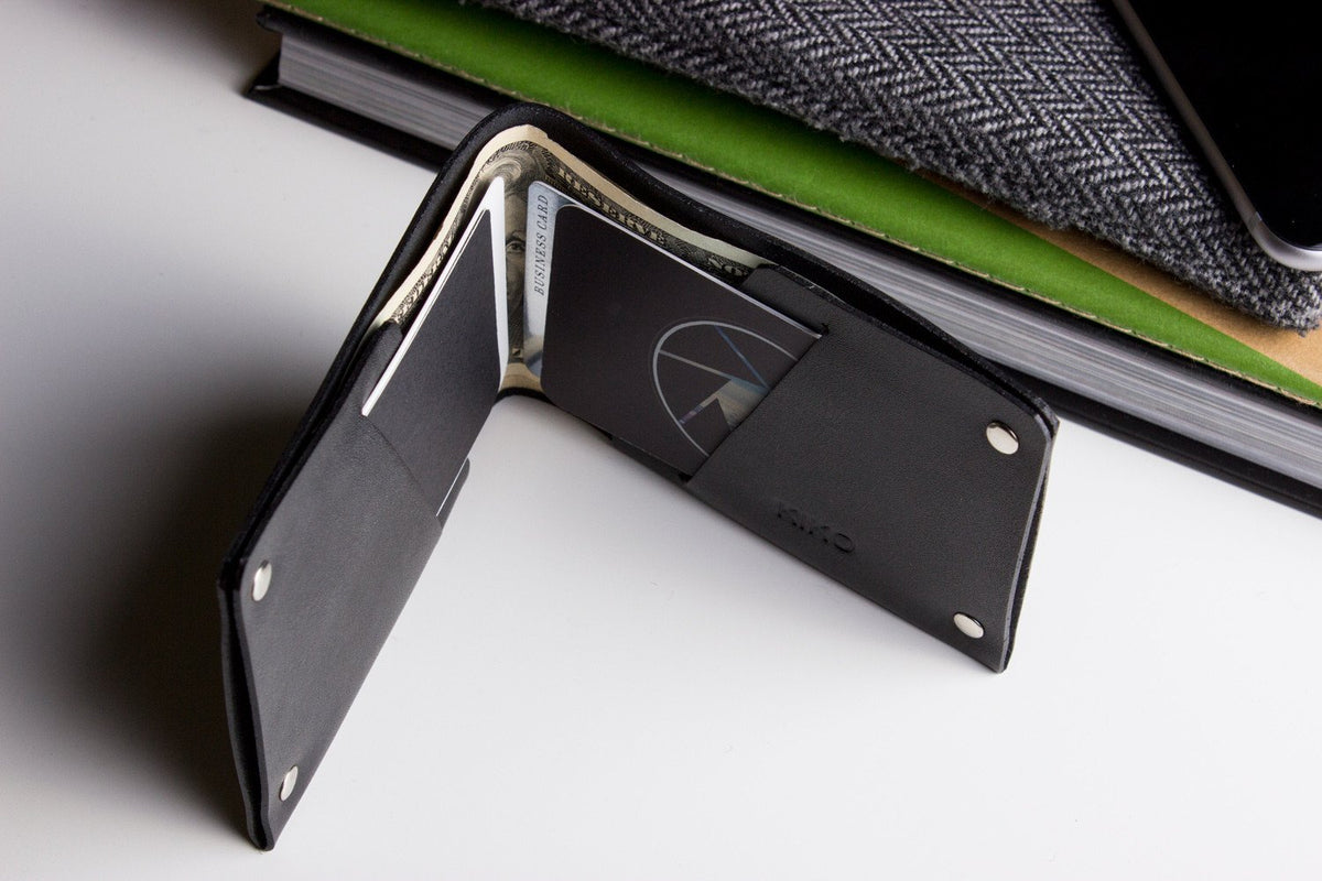 Unstitched Leather Billfold Wallet