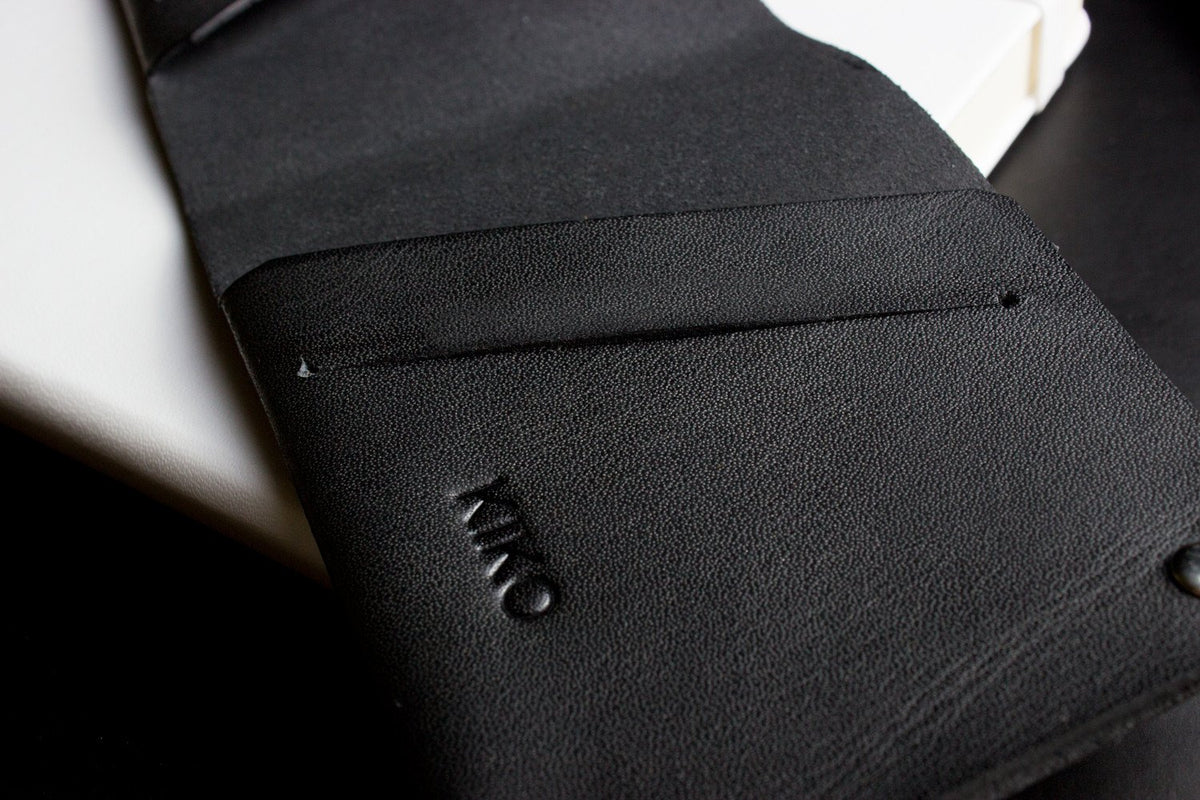 Unstitched Leather Billfold Wallet