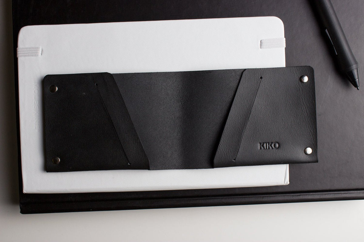 Unstitched Leather Billfold Wallet