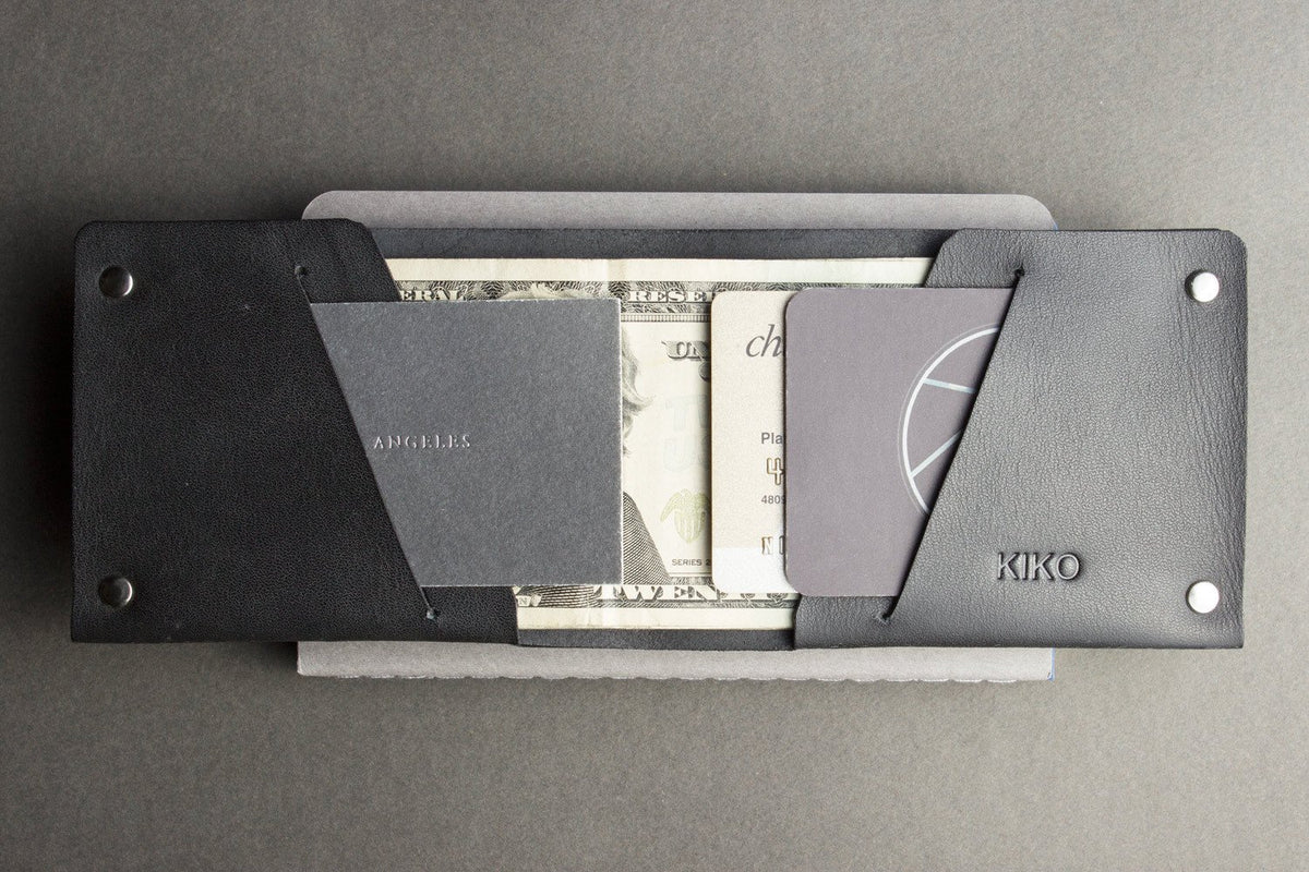 Unstitched Leather Billfold Wallet