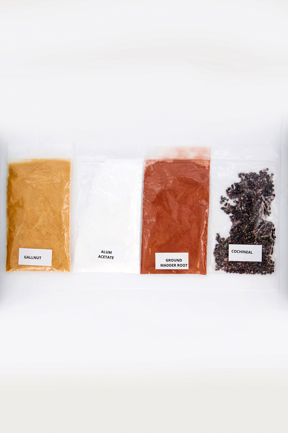 Natural Dye Kit Cochineal &amp; Ground Madder Root (pink and orange) + Good Tee Unisex