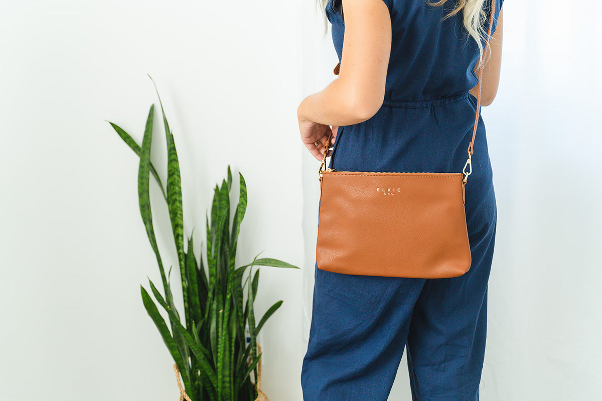 Aberdeen Leather Bag - Saddle