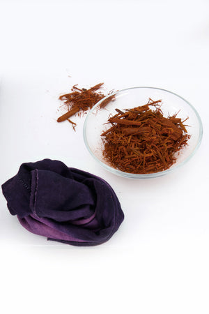 Natural Dye Kit Logwood & Osage Sawdust (purple & yellow) + Good Youth Tee