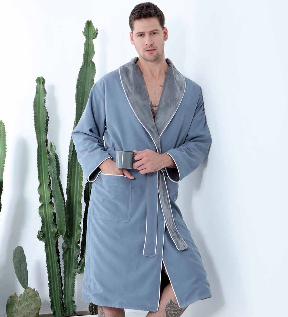 Men&#39;s Luxury Microfiber Spa Robe
