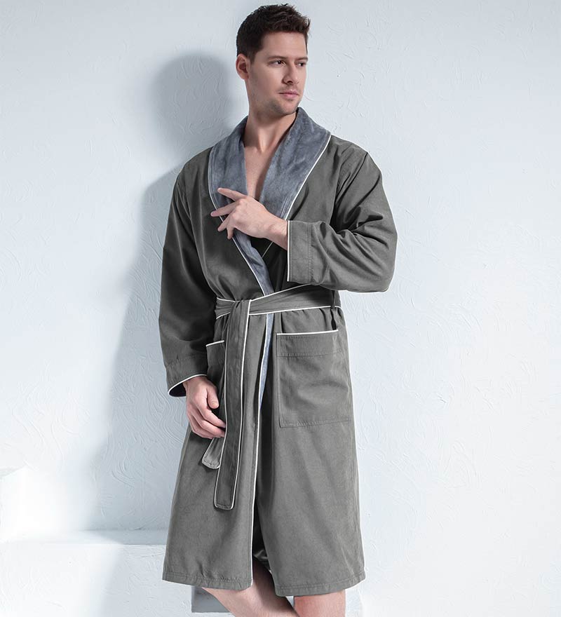 Men&#39;s Luxury Microfiber Spa Robe