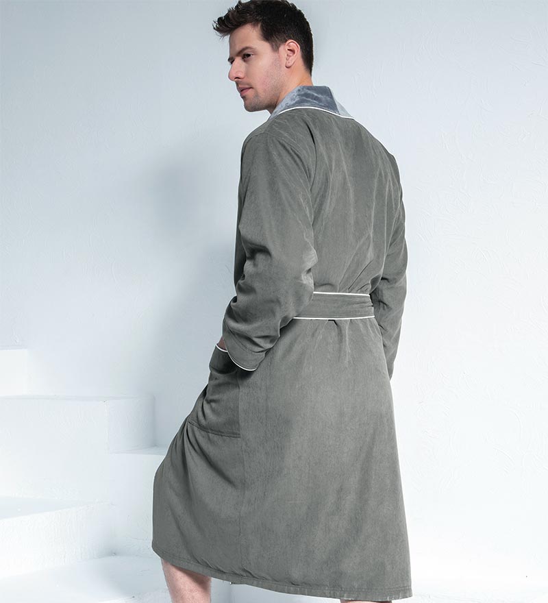 Men&#39;s Luxury Microfiber Spa Robe