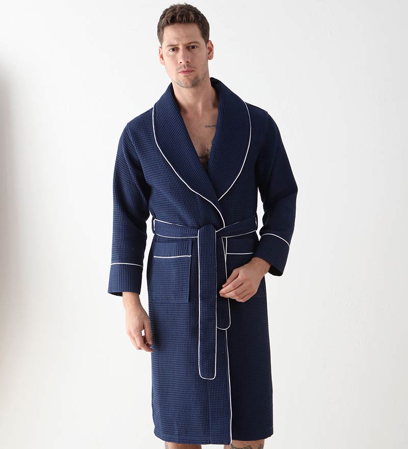 Men&#39;s Luxury Waffle Hotel Robe