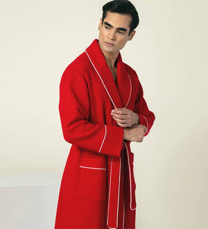 Men's Luxury Waffle Hotel Robe