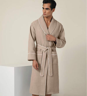 Men's Luxury Waffle Hotel Robe