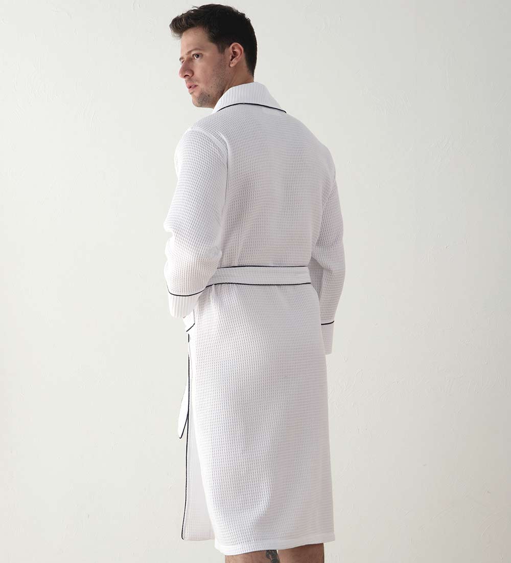 Men&#39;s Luxury Waffle Hotel Robe