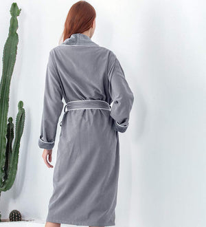 Women's Plush Microfiber Spa Robe