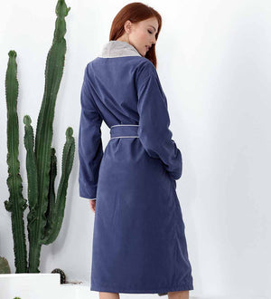 Women's Plush Microfiber Spa Robe