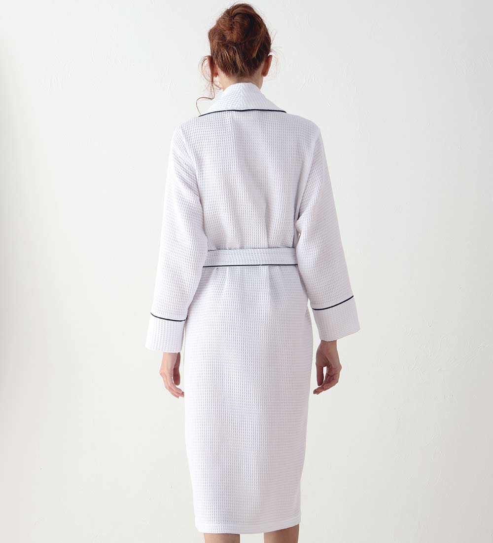 Women&#39;s Full Length Waffle Hotel Robe
