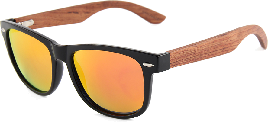 Real Rosewood Classic Wanderer Sunglasses by WUDN