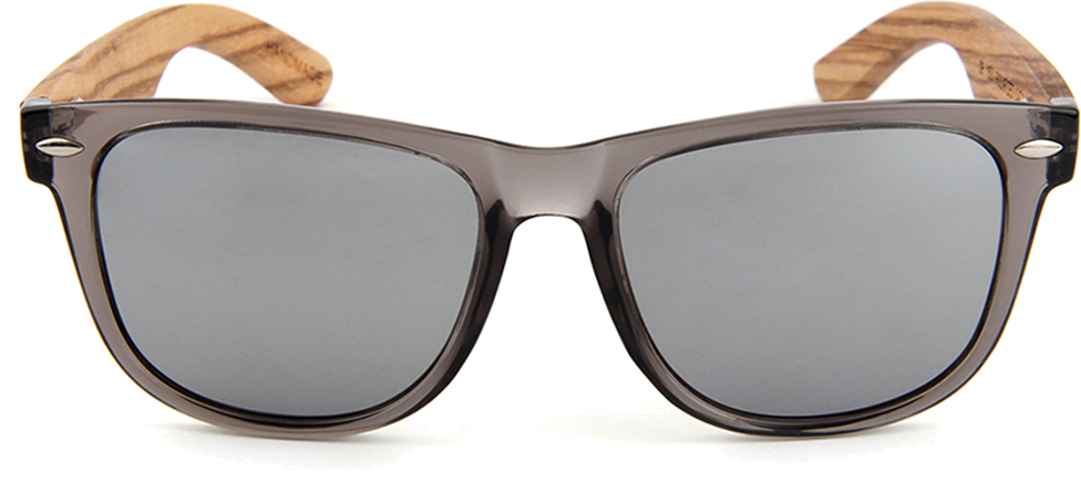 Real Zebra Wood Wanderer Sunglasses by WUDN