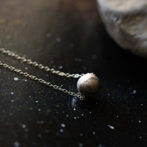 Simple Gibeon Meteorite Necklace